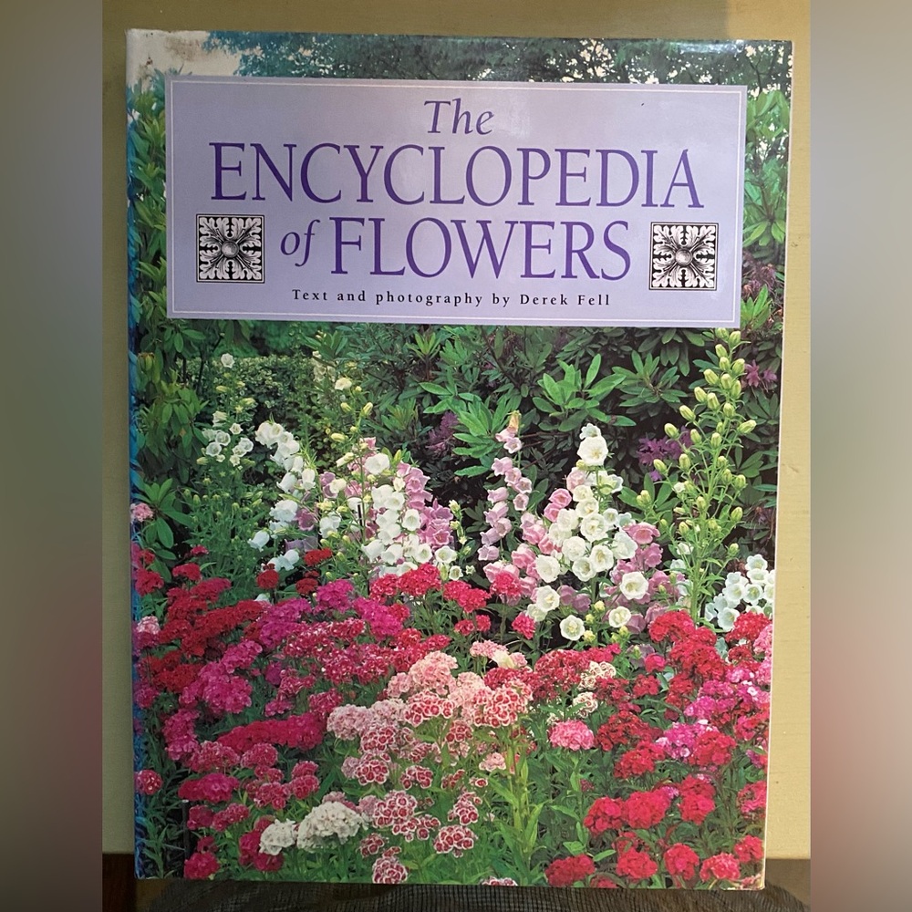 The Encyclopedia of Flowers Hardcover Book